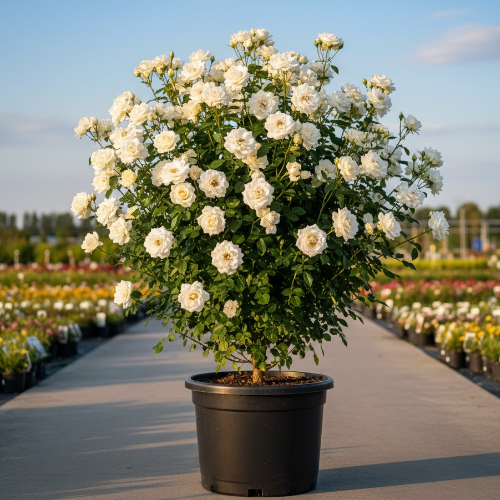 Роза штамбовая чайно-гибридная Поларштерн купить