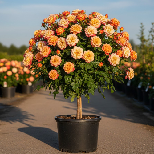 Роза штамбовая Самба купить